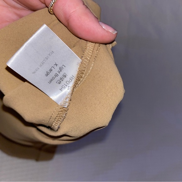 Light brown button down - Picture 2 of 3